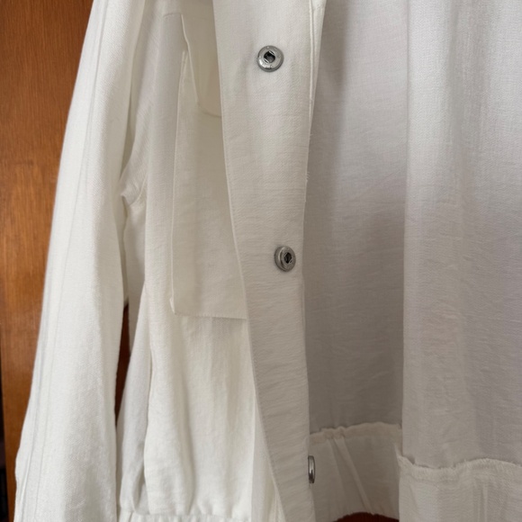 Vince Camuto Slouchy Bomber Jacket – New Ivory (Size L) - Picture 8 of 13